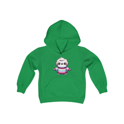 Sloth Youth Heavy Blend Hooded Sweatshirt