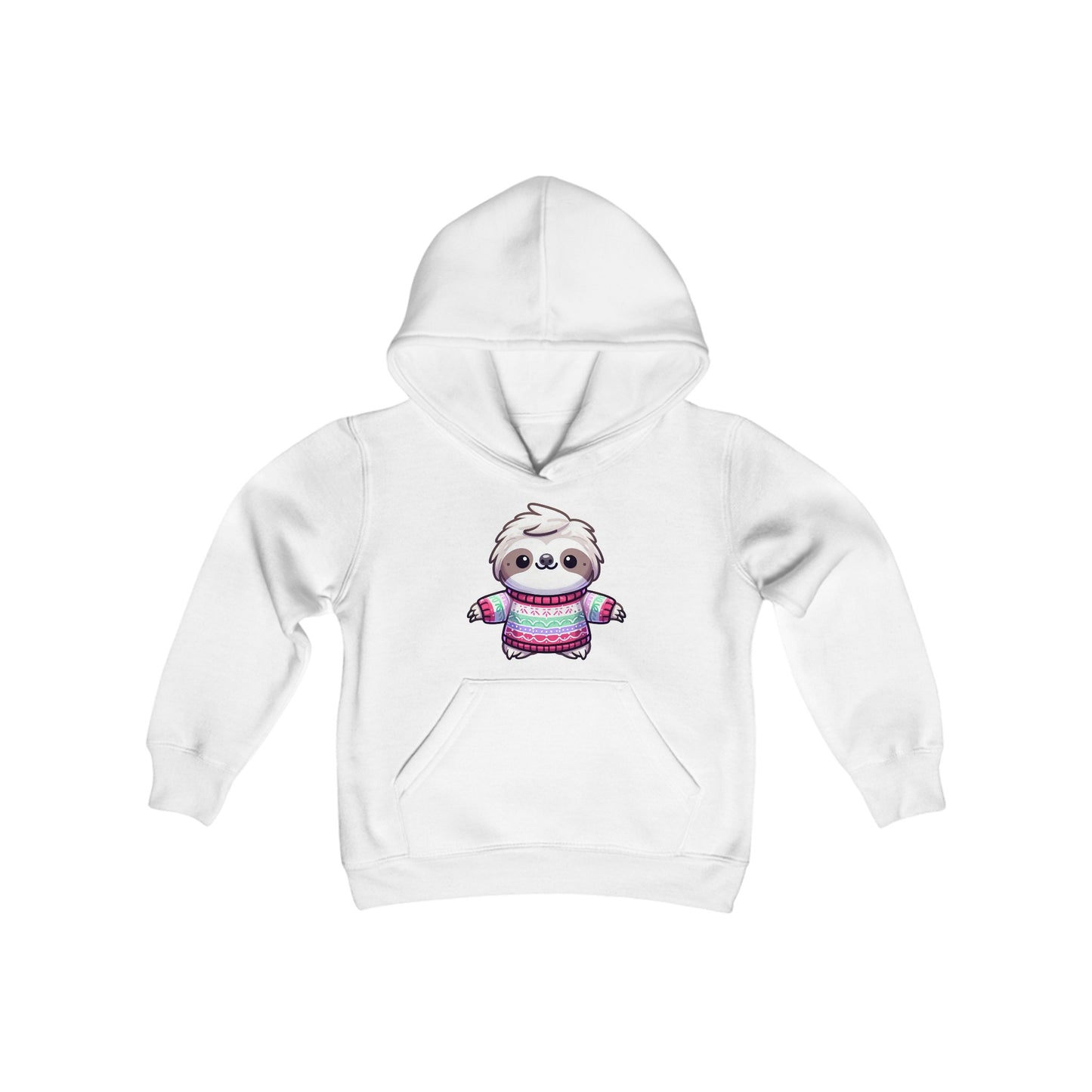 Sloth Youth Heavy Blend Hooded Sweatshirt
