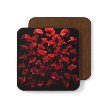 Poppies Hardboard Back Coaster