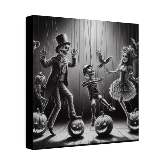 Halloween Marionettes Canvas Print