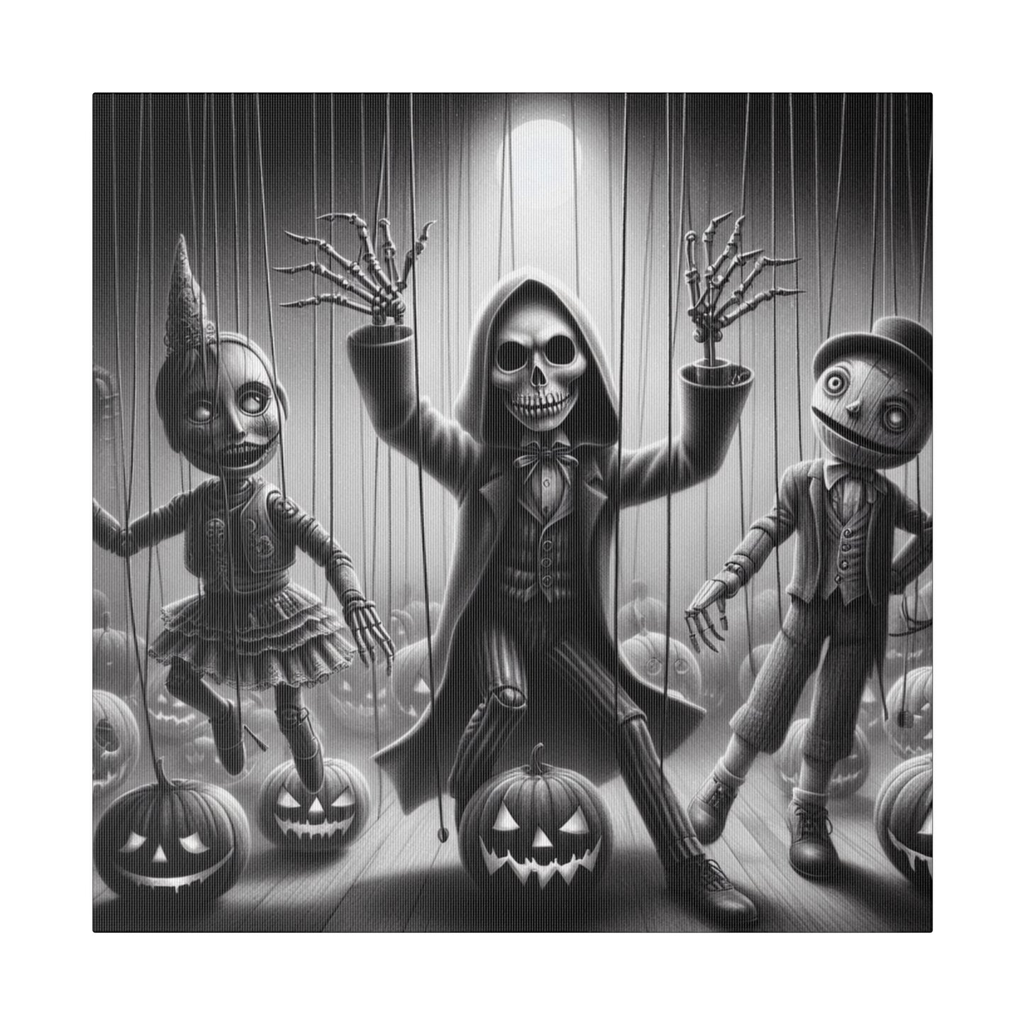 Halloween Marionettes Canvas Print