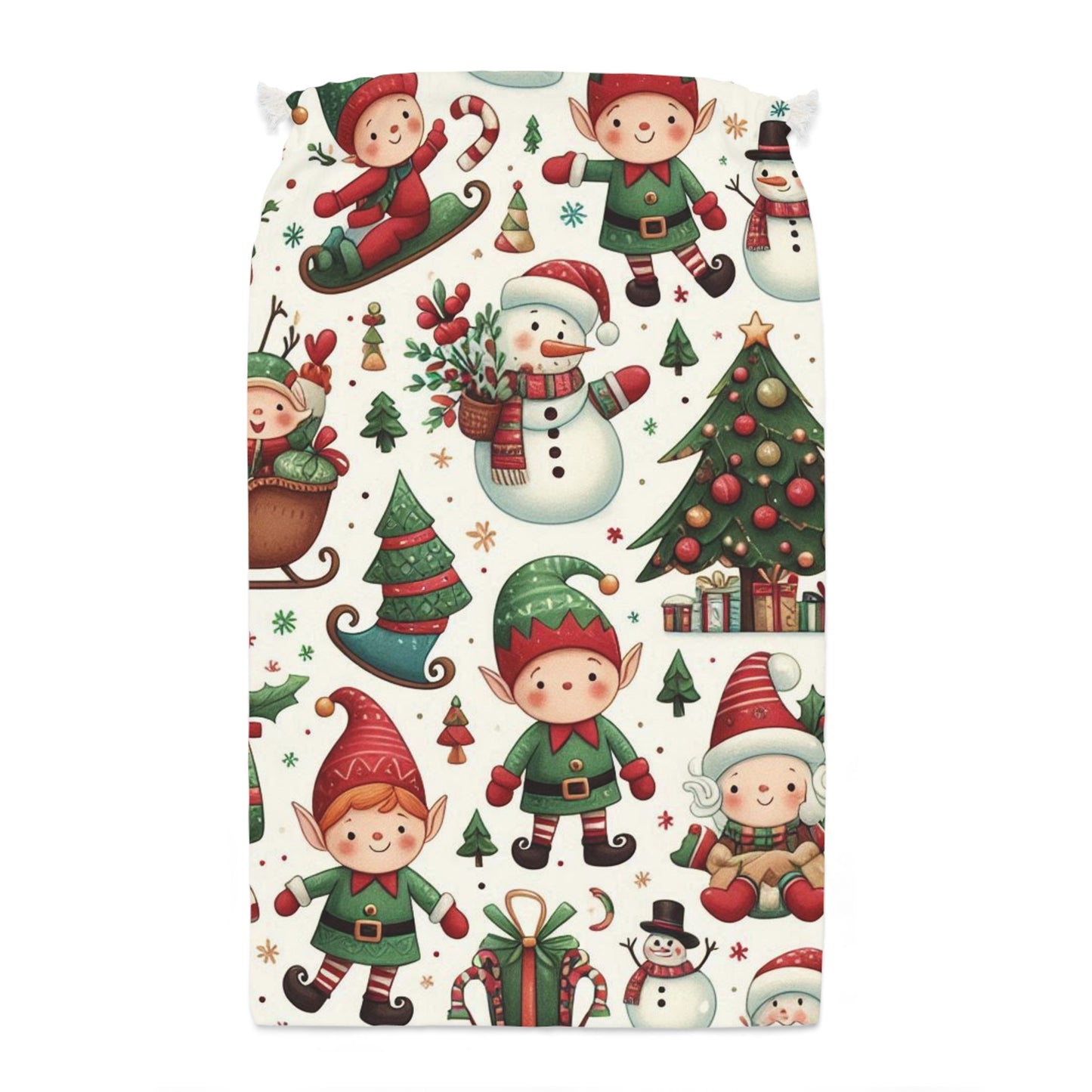 Snowman & Elf Gift Sack
