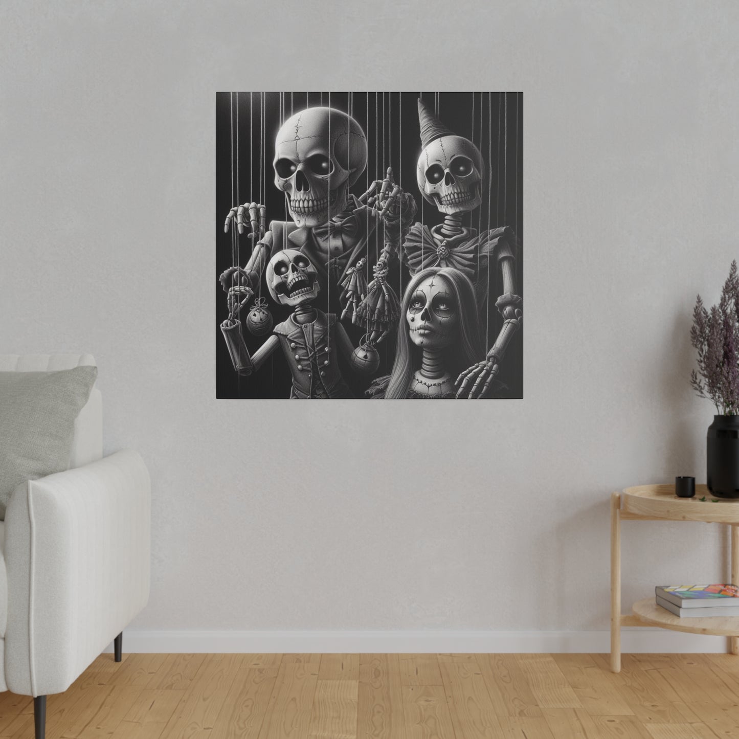 Halloween Marionettes Canvas Print