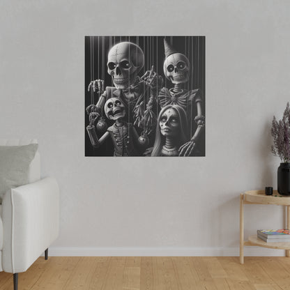 Halloween Marionettes Canvas Print