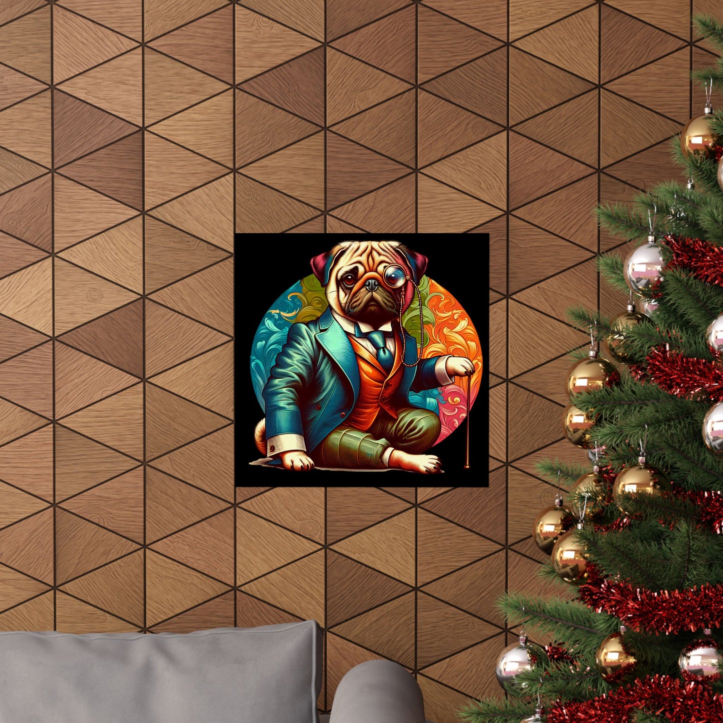 Mr Pug Vertical Posters