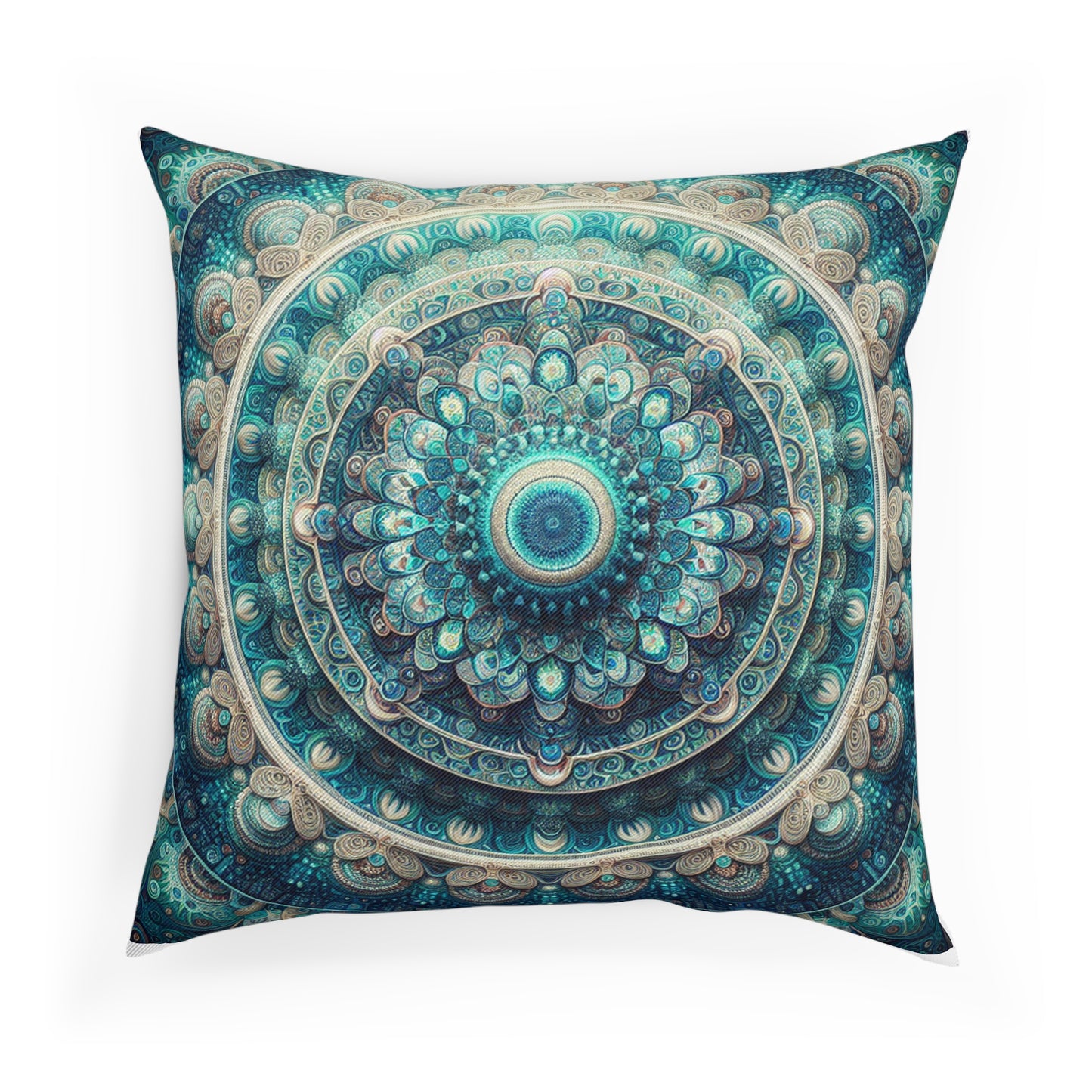 Blue & Silver Cushion
