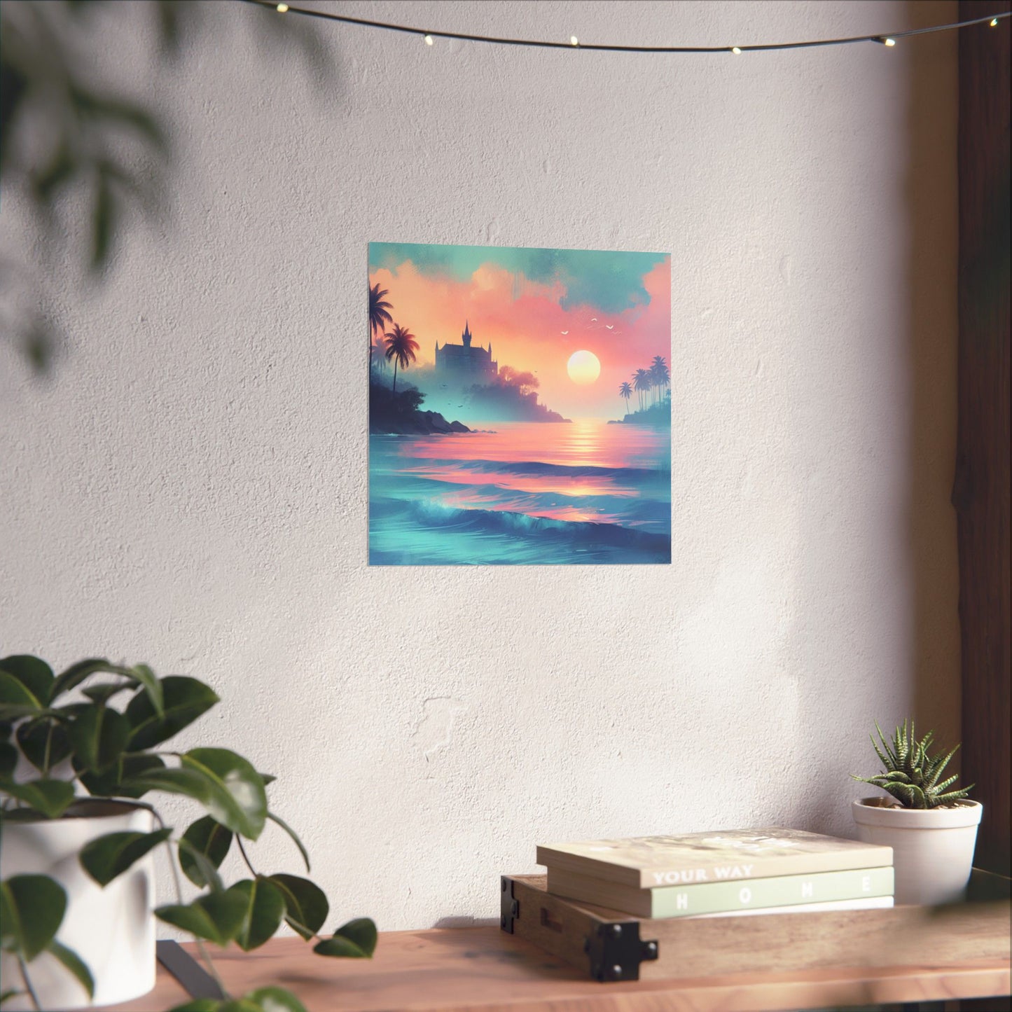 Beach Sunset F Vertical Posters