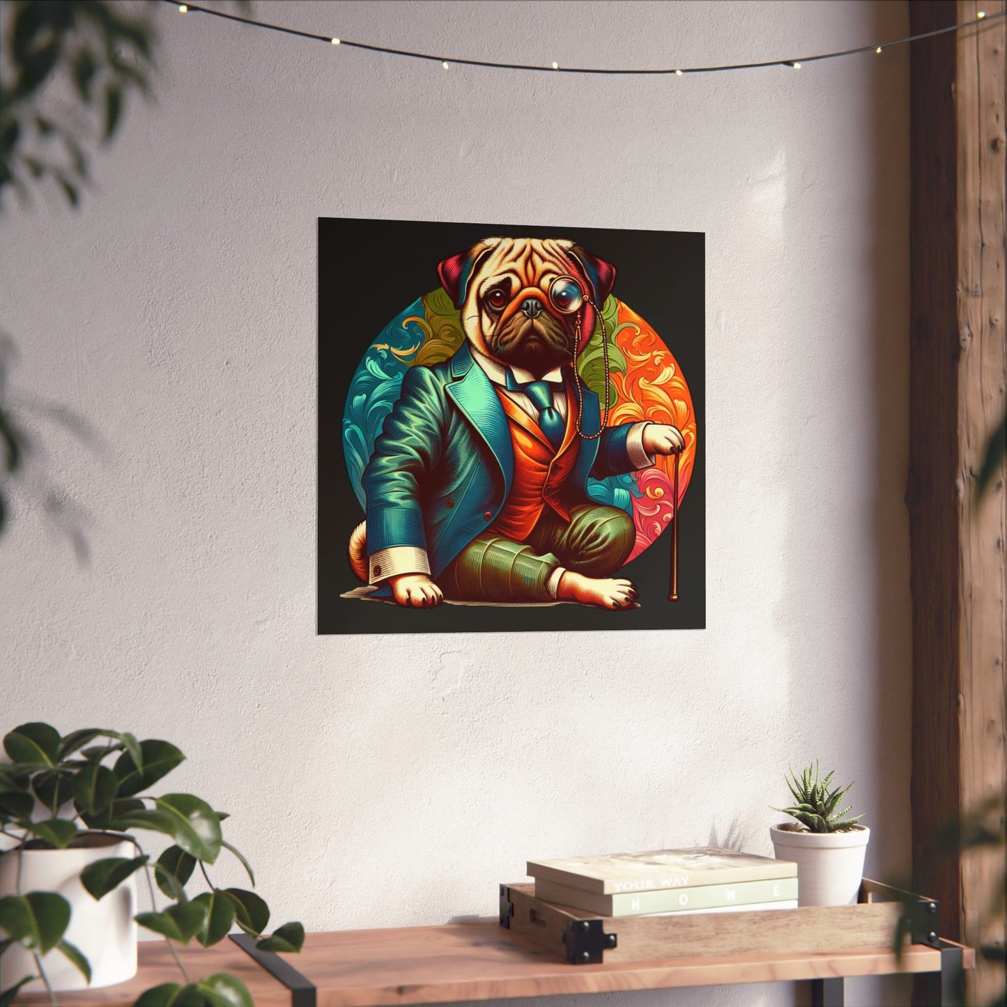 Mr Pug Vertical Posters