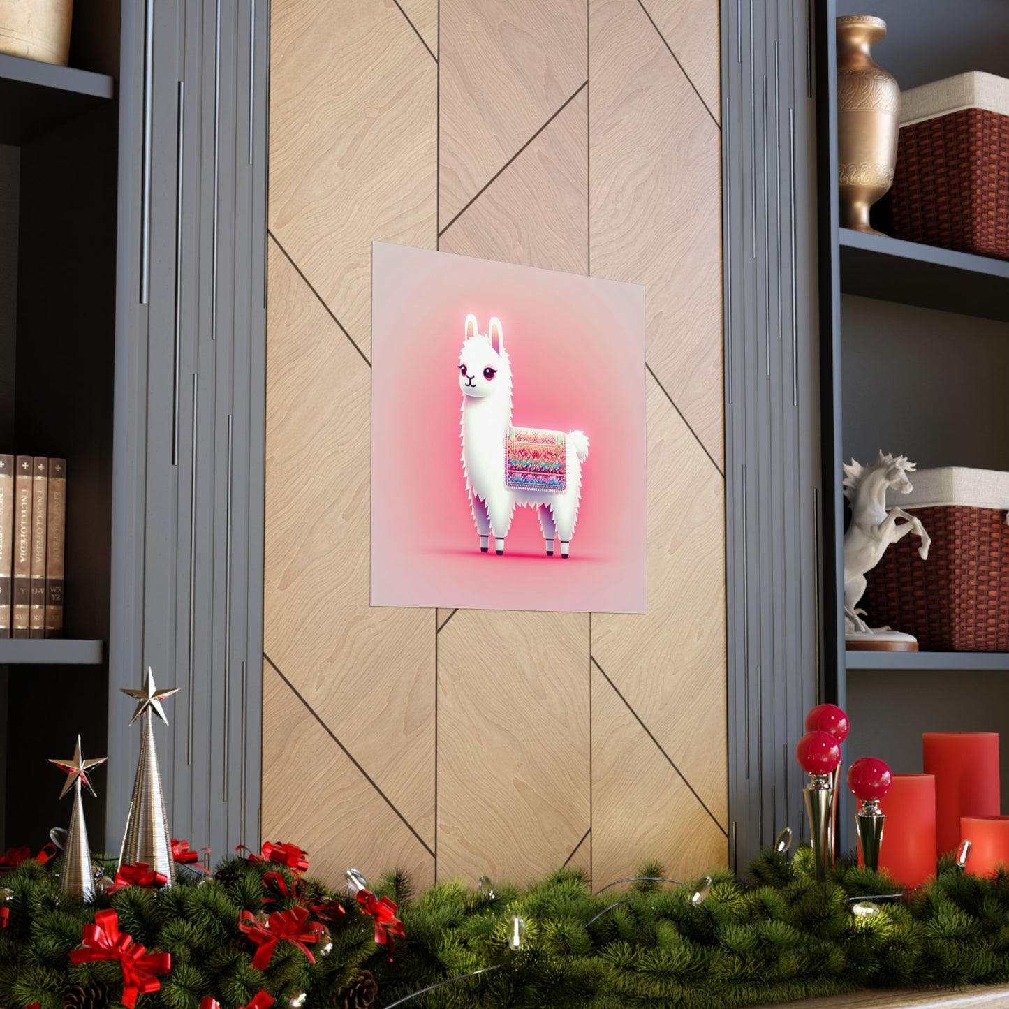 Llama A Vertical Posters