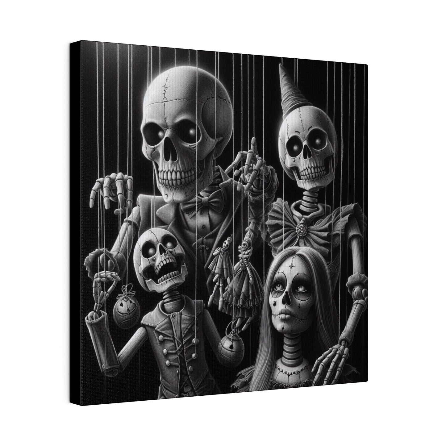 Halloween Marionettes Canvas Print