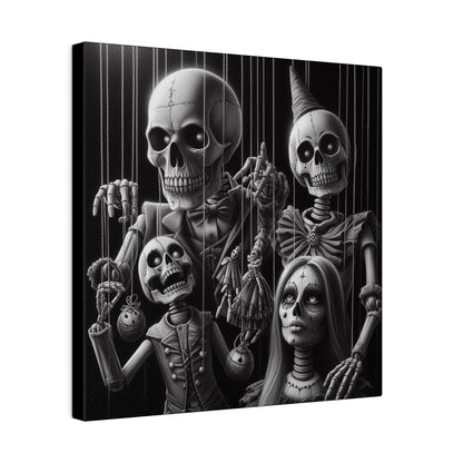 Halloween Marionettes Canvas Print
