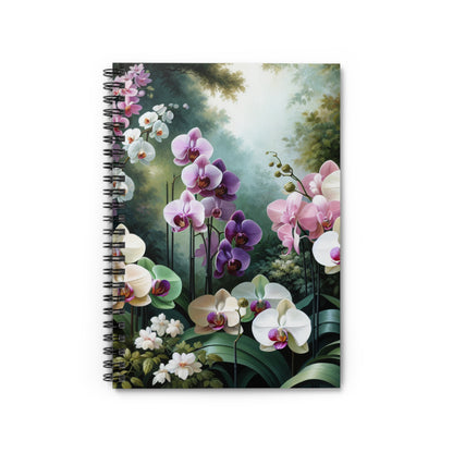 Orchid Spiral Notebook - Ruled Line