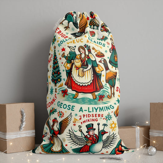 Maids-A-Milking Christmas Gift Sack
