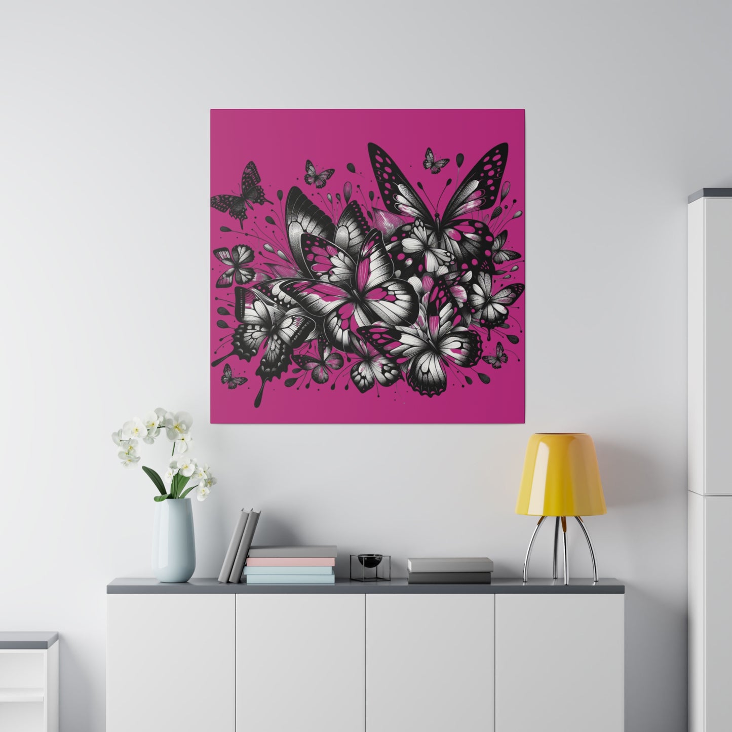 Butterfly Rush Graphic Original Matte Canvas, Stretched, 0.75"