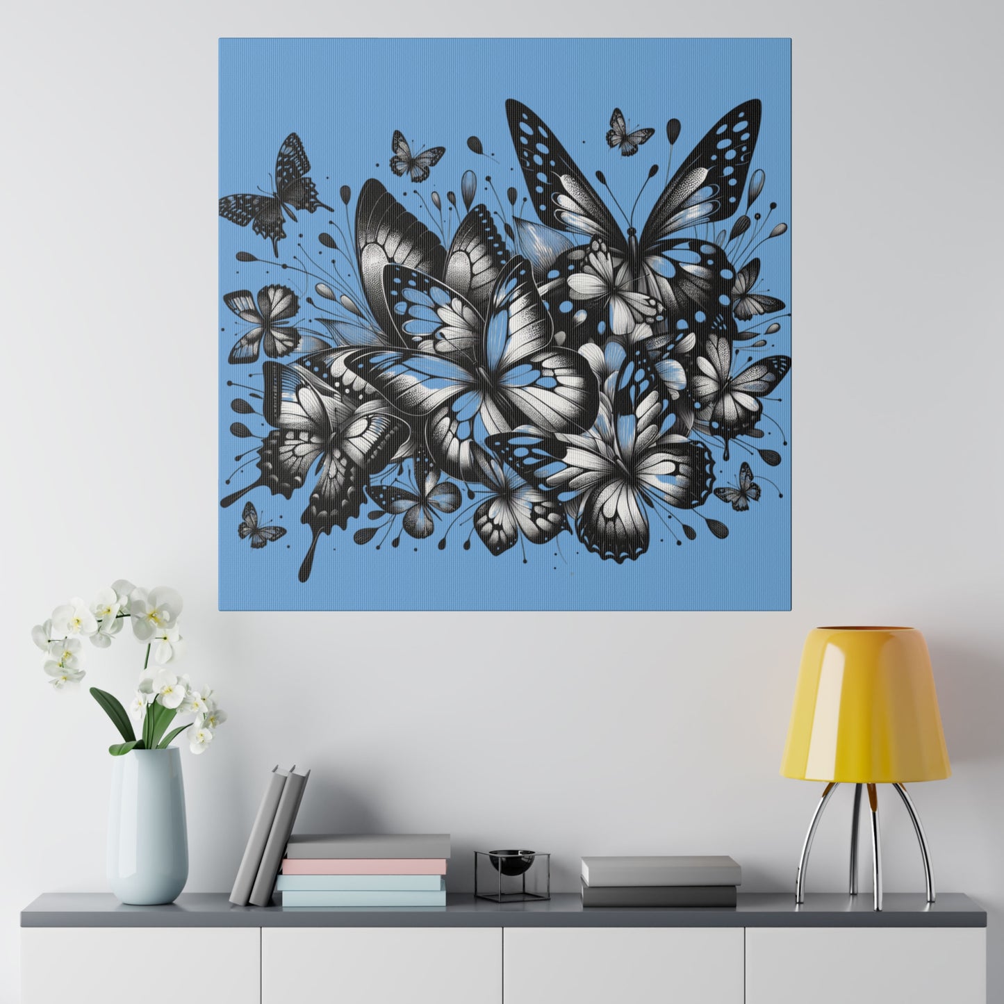Butterfly Rush Graphic Original Matte Canvas, Stretched, 0.75"