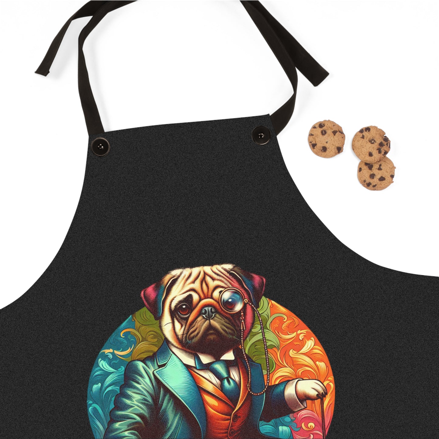 Mr Pug Zoom Apron