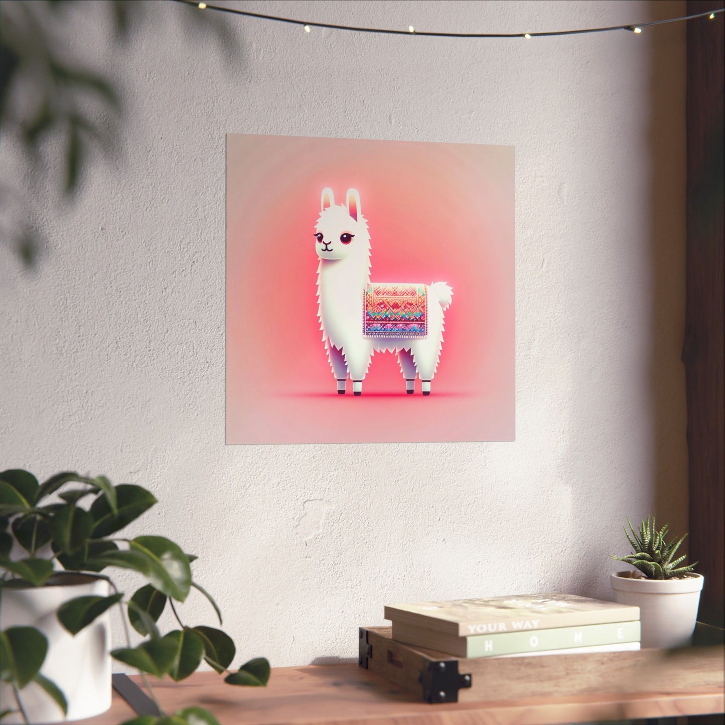 Llama A Vertical Posters