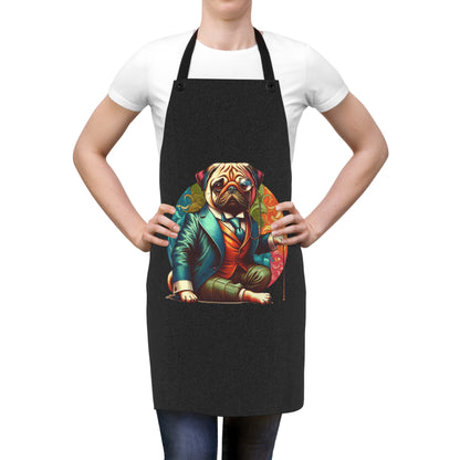 Mr Pug Zoom Apron
