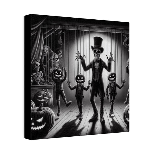 Halloween Marionettes Canvas Print