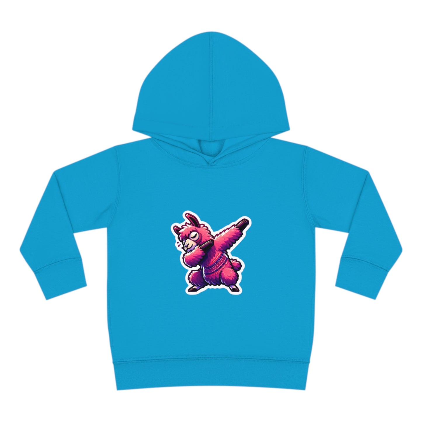 Dabbing Llama Toddler Pullover Fleece Hoodie
