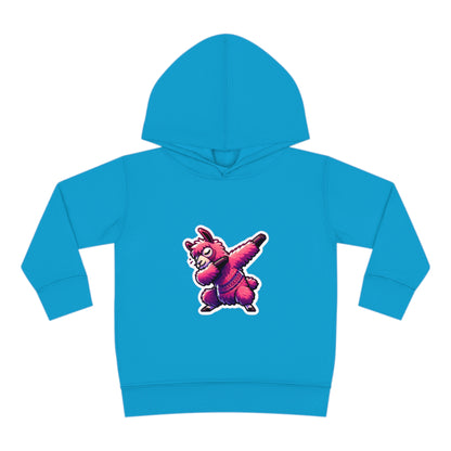 Dabbing Llama Toddler Pullover Fleece Hoodie
