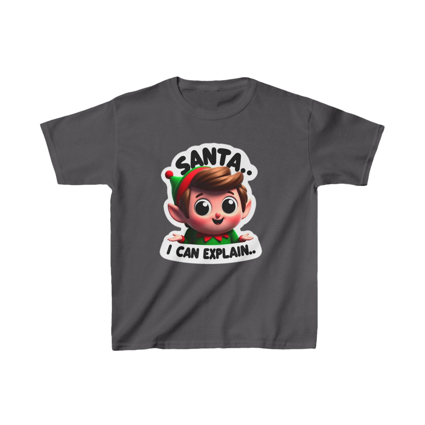 "Santa, I Can Explain" Scout Elf Heavy Cotton™ Tee