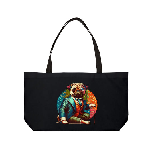Mr Pug Weekender Tote Bag