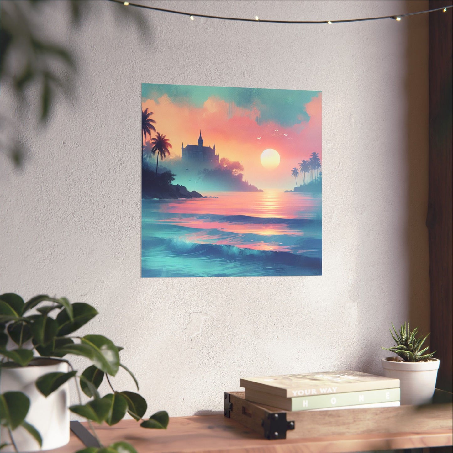 Beach Sunset F Vertical Posters