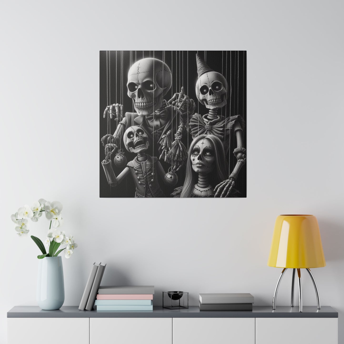 Halloween Marionettes Canvas Print