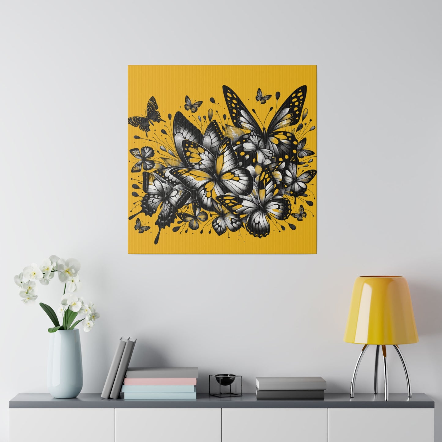 Butterfly Rush Graphic Original Matte Canvas, Stretched, 0.75"
