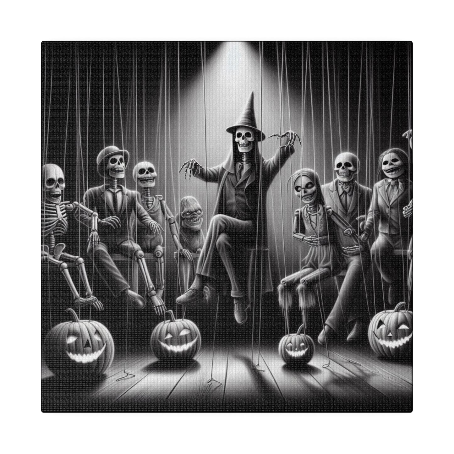Halloween Marionettes Canvas Print