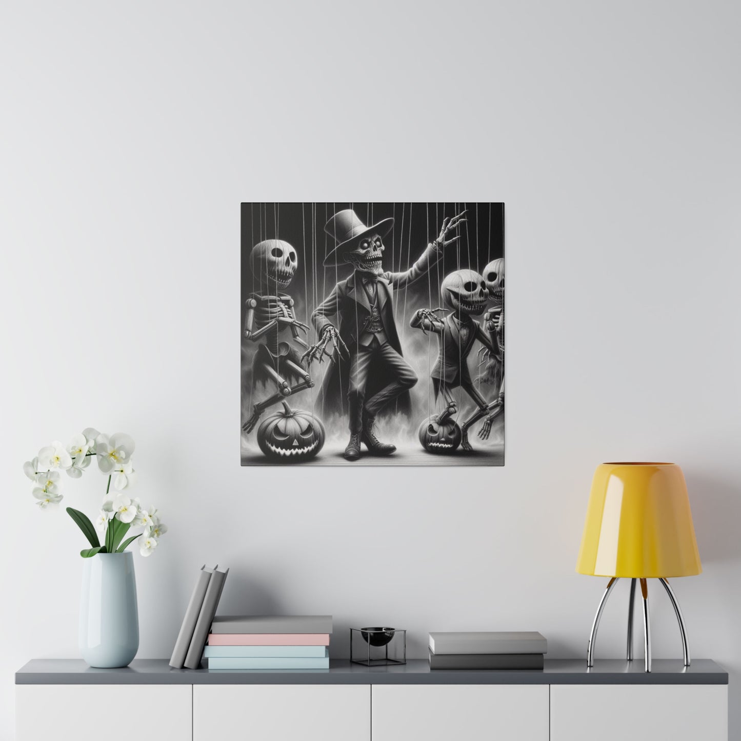 Halloween Marionettes Canvas Print