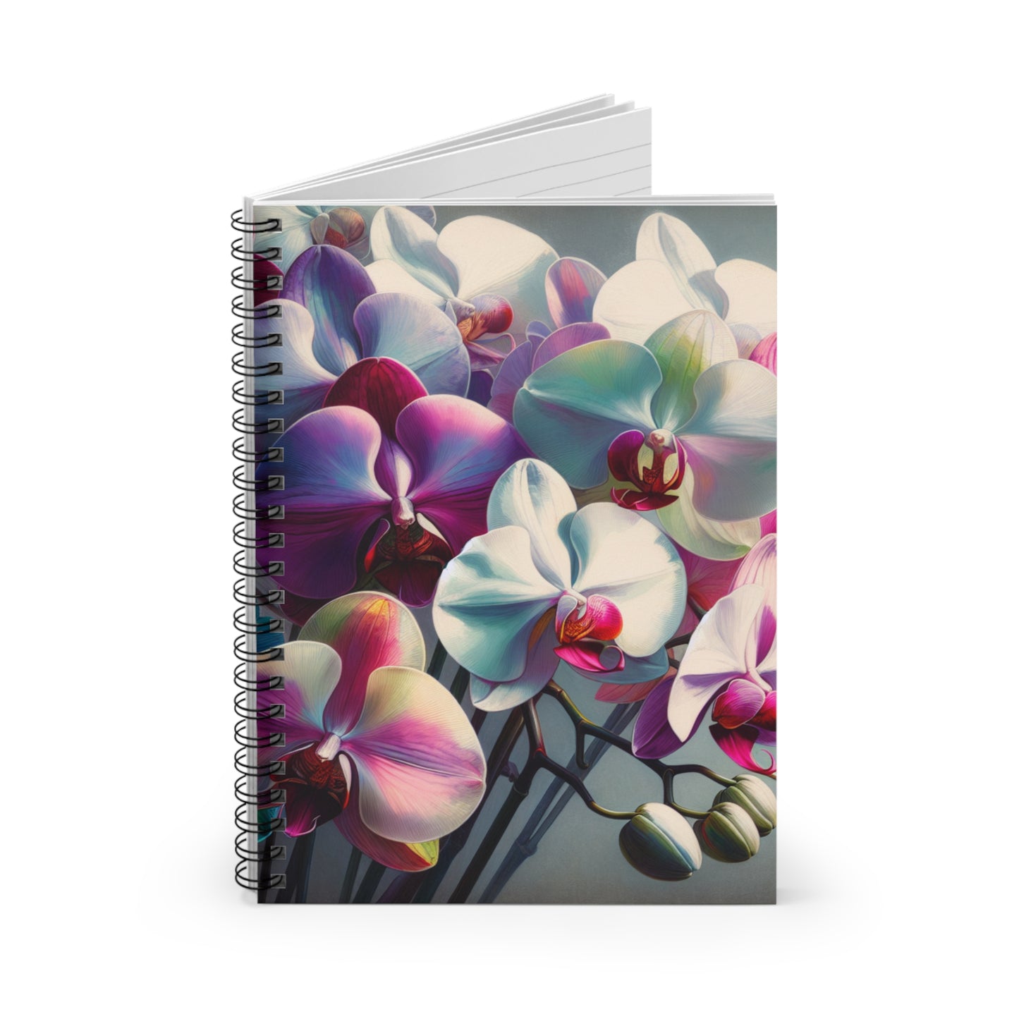 Orchid Spiral Notebook - Ruled Line