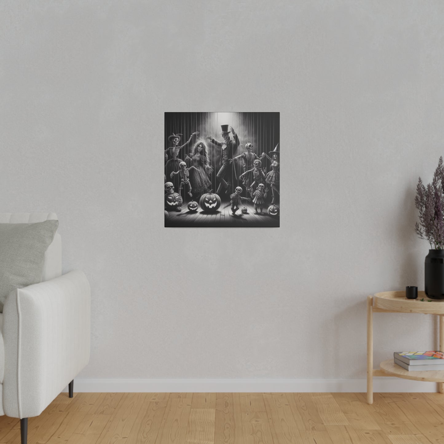 Halloween Marionettes Canvas Print