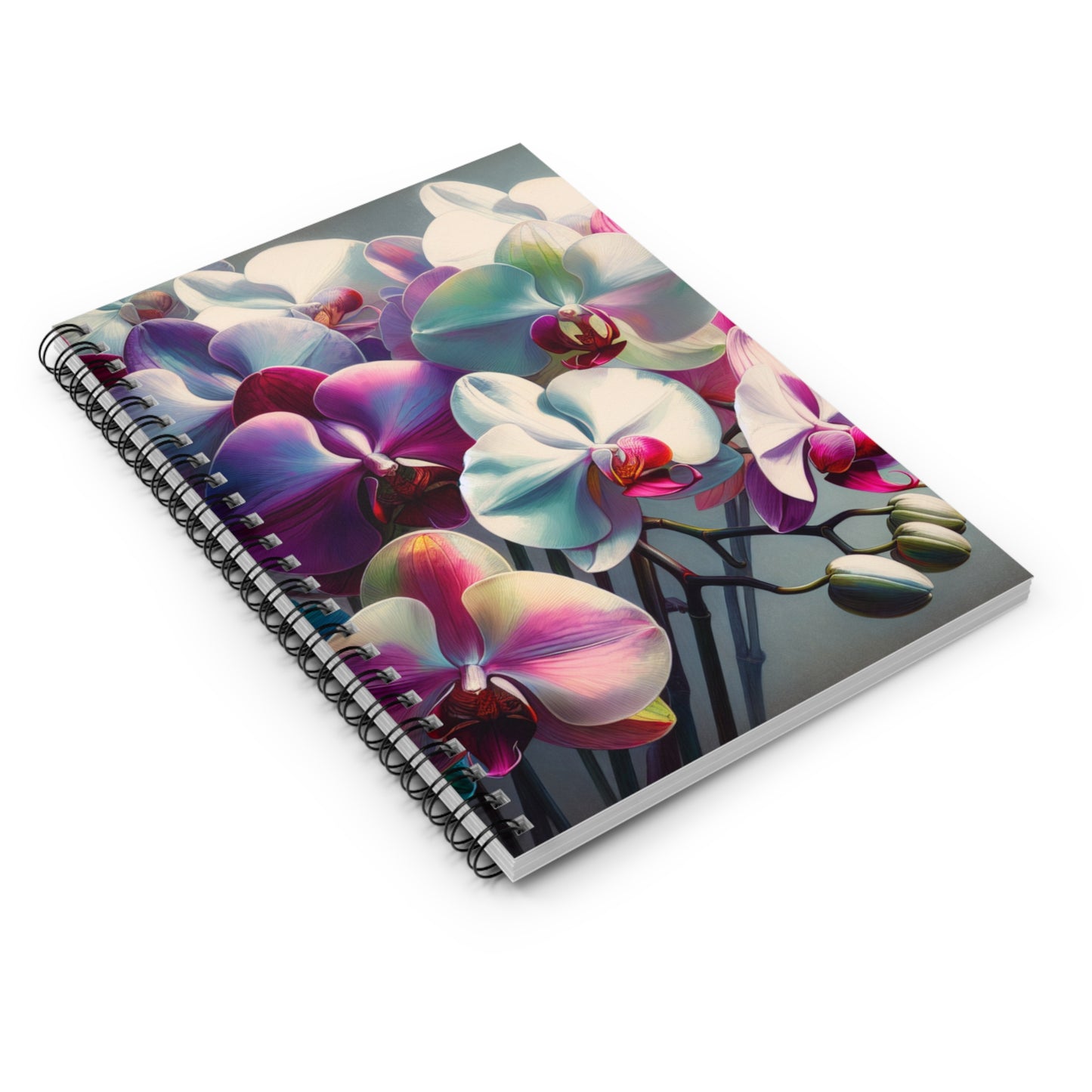 Orchid Spiral Notebook - Ruled Line