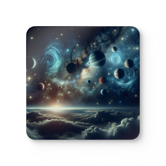 Space Corkwood Coaster Set