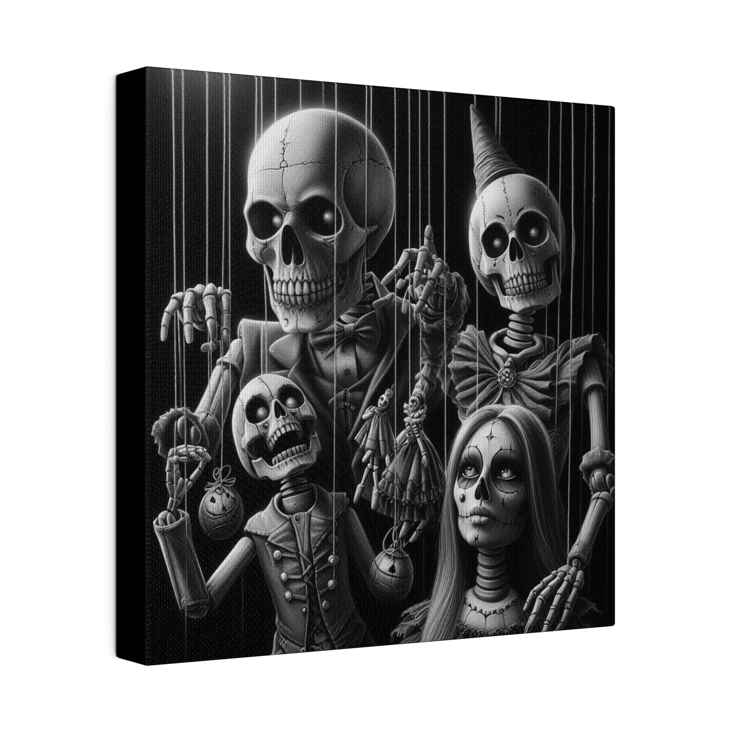 Halloween Marionettes Canvas Print
