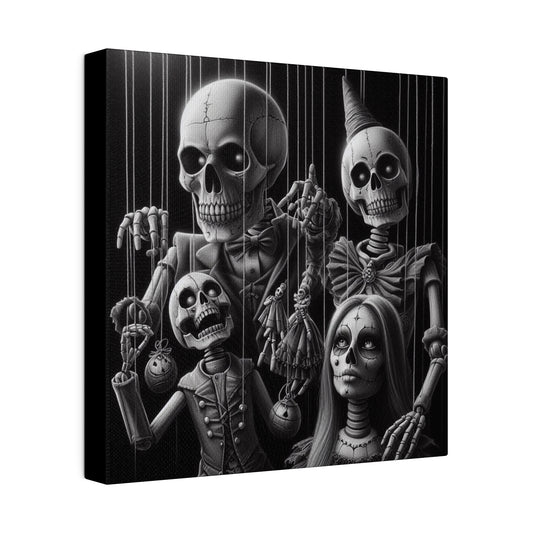 Halloween Marionettes Canvas Print