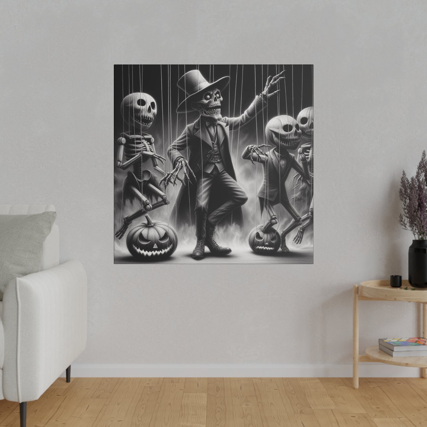 Halloween Marionettes Canvas Print