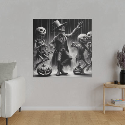 Halloween Marionettes Canvas Print