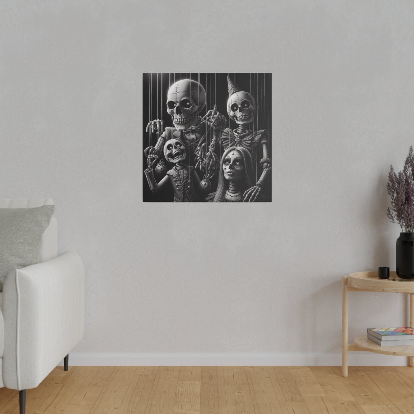 Halloween Marionettes Canvas Print
