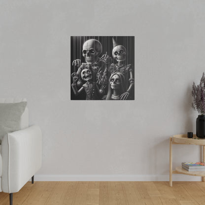 Halloween Marionettes Canvas Print
