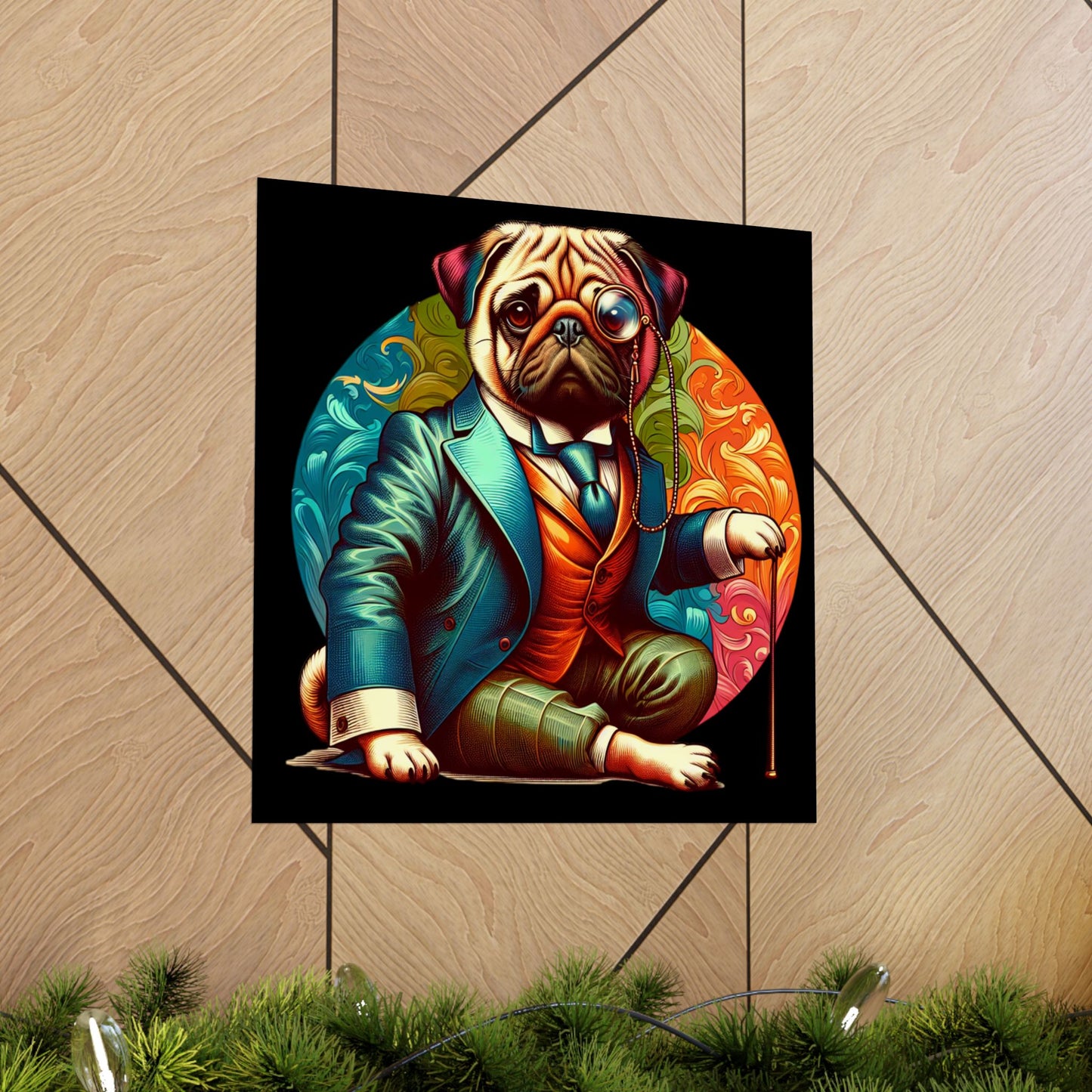 Mr Pug Vertical Posters
