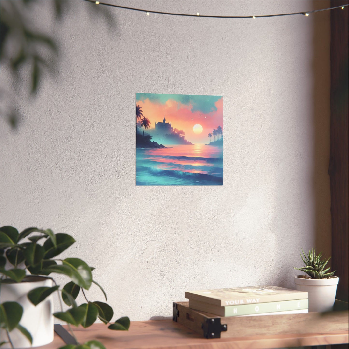 Beach Sunset F Vertical Posters