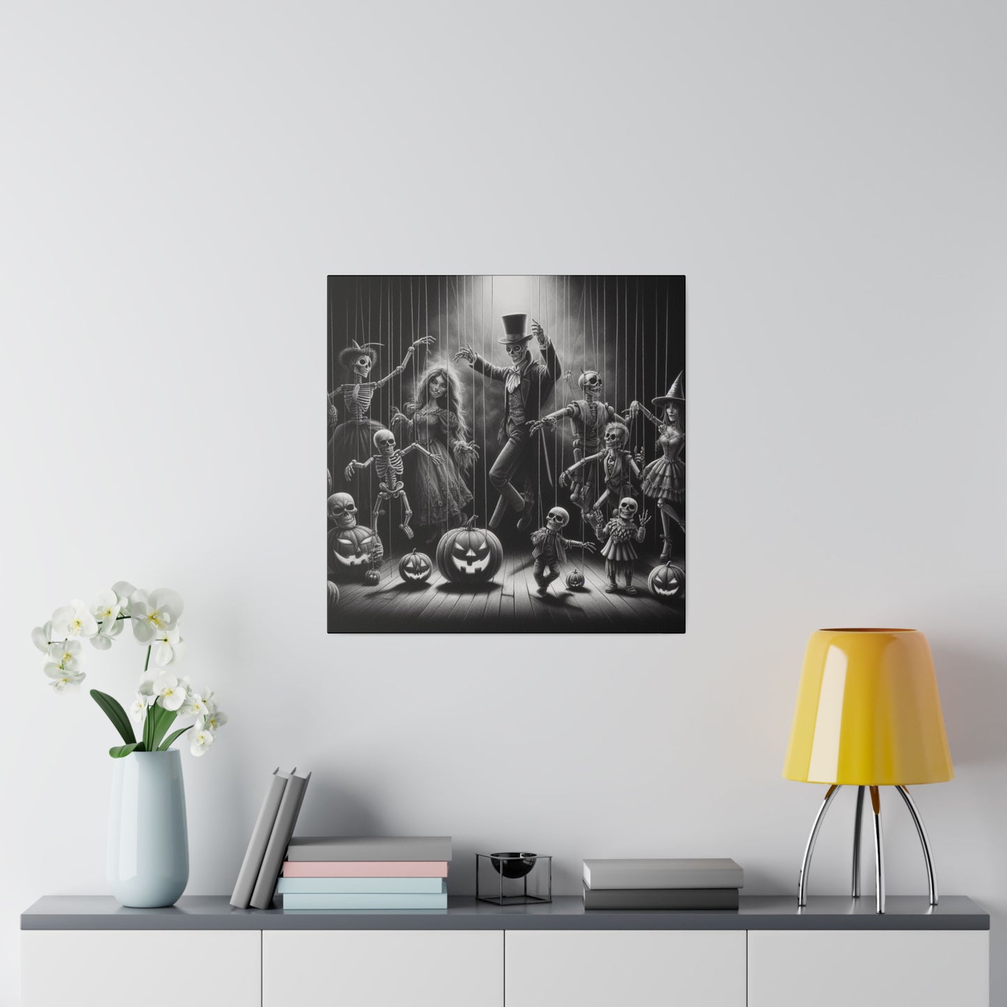 Halloween Marionettes Canvas Print