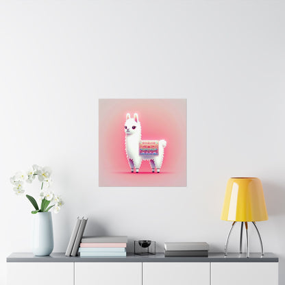 Llama A Vertical Posters